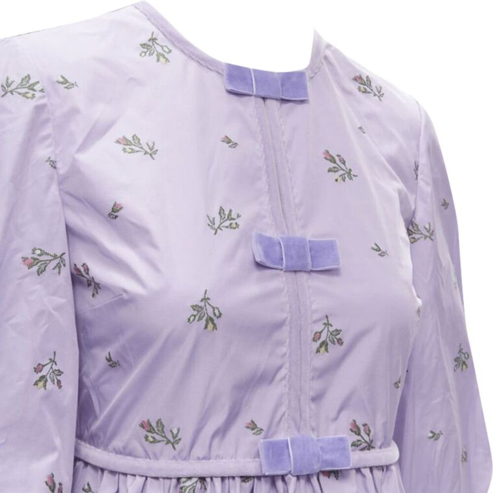 Red Valentino Embroidery Babydoll Dress - Picture 2 of 6